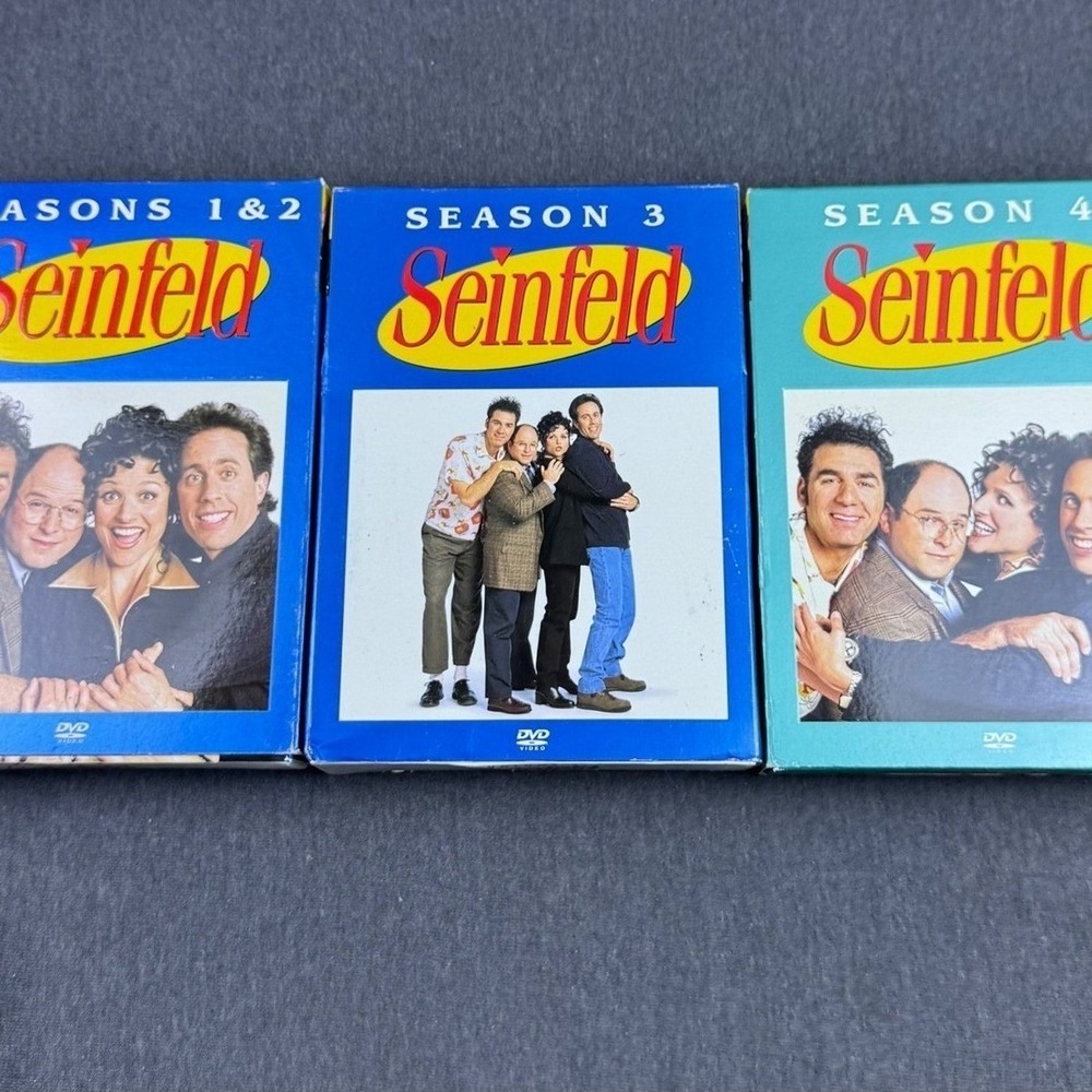 Seinfeld DVD Seasons 1 & 2, Season 3, Season 4, Comedy TV Show Collection